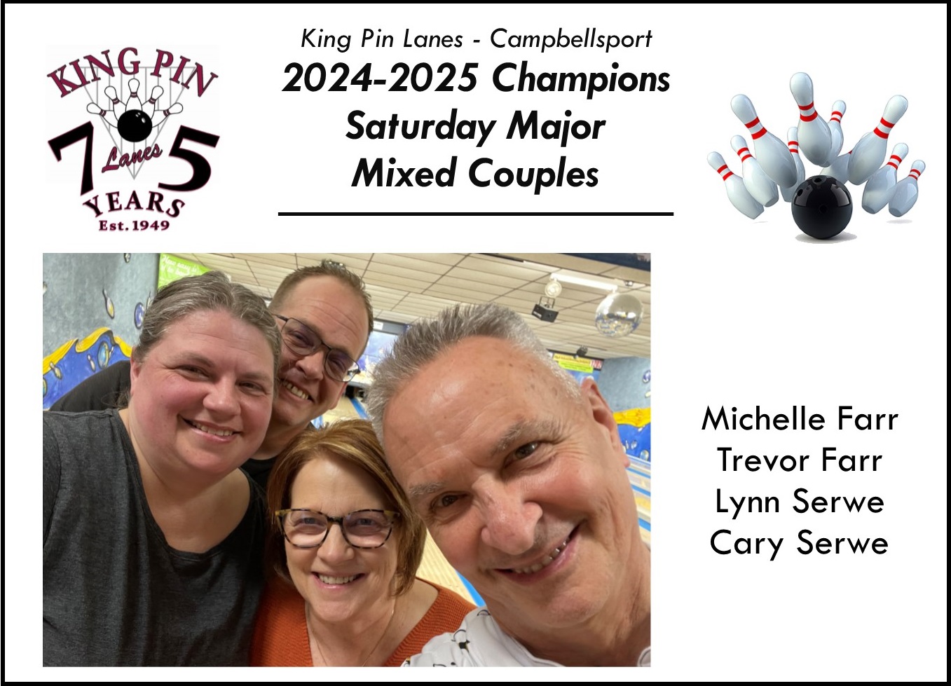 saturday major mixed couples